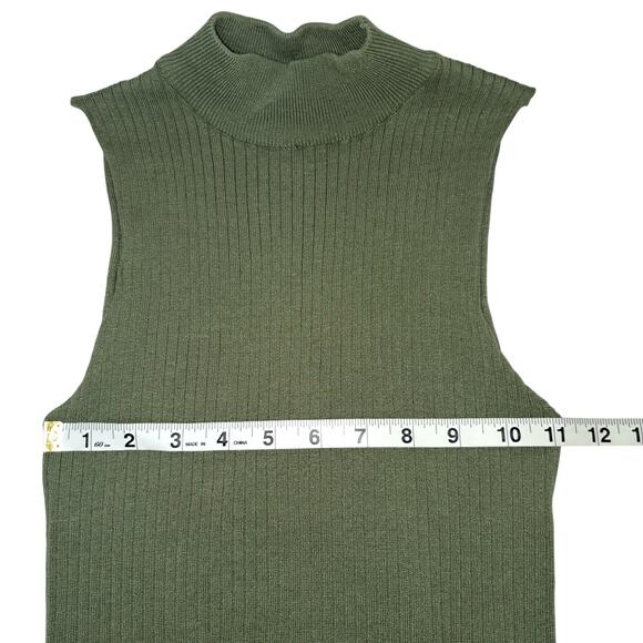 Rue21 Mock Neck Tank Womens Size M Classic Staple Cottagecore Preppy Indie Boho - Picture 8 of 10